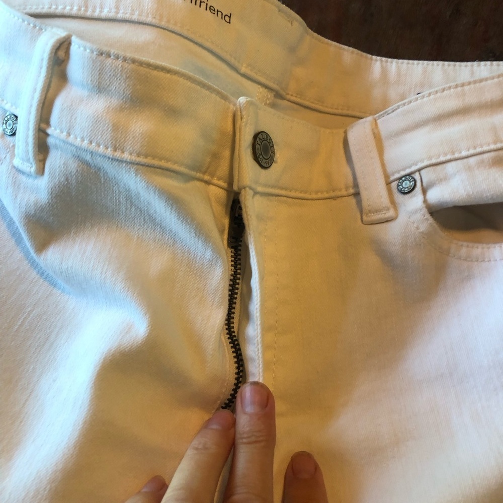 Talbots White Jeans Straight Leg  Classic Denim Design - Picture 8 of 12